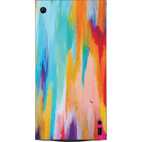 Multicolor Brush Stroke by Etta Vee XBox Series X Digital Edition Console Skin